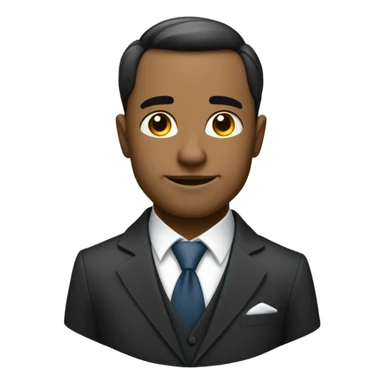 Diplomat person sticker