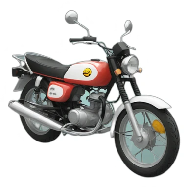Moto 50cc sticker