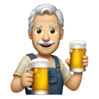 Jean michel qui boit une bière  sticker
