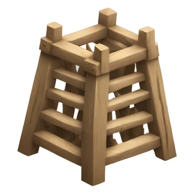 wooden spikes trap sticker