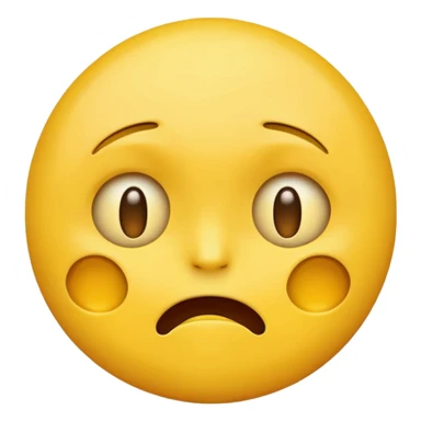 yellow emoji in pain sticker