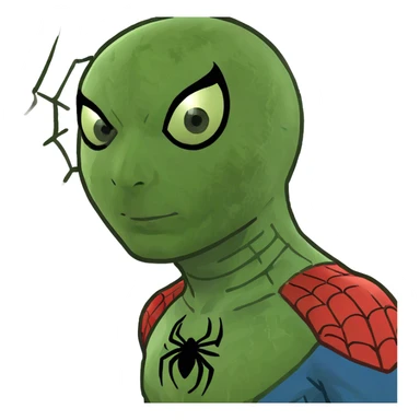 Spider man from marvels spider man 2 for ps5 sticker