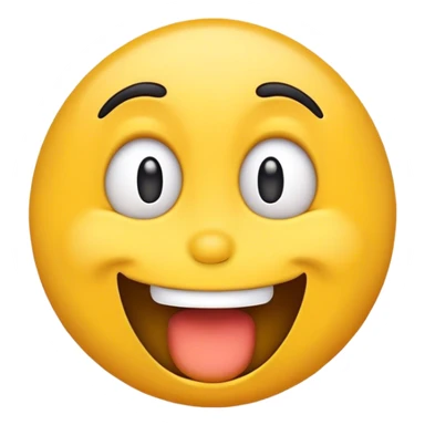 I want a sarcastic looking emoji that also is goofy.  sticker