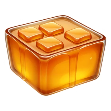 Bean Paste block jelly sticker