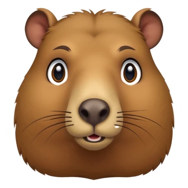 nervous capibara sticker