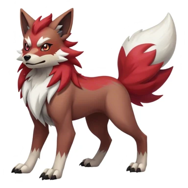 Zoroark-Lycanroc full body sticker