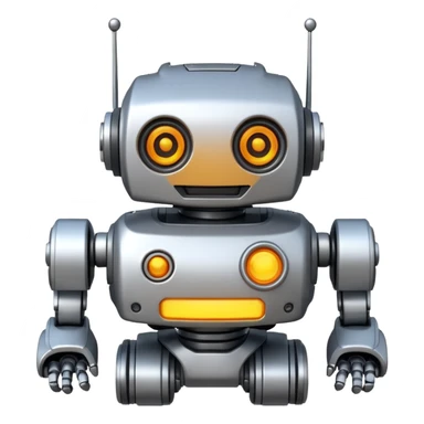 Robot cozmo smiling sticker