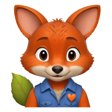 Nick Zootopia enamorado sticker