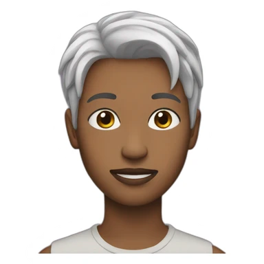 non-binary person sticker