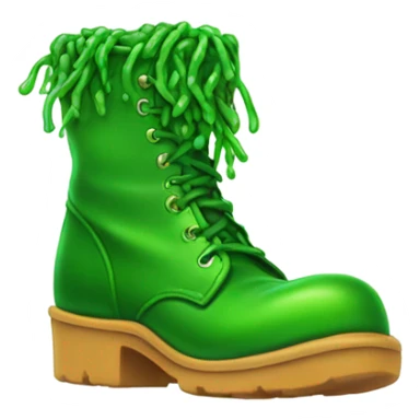 Boots filled with boogers sticker