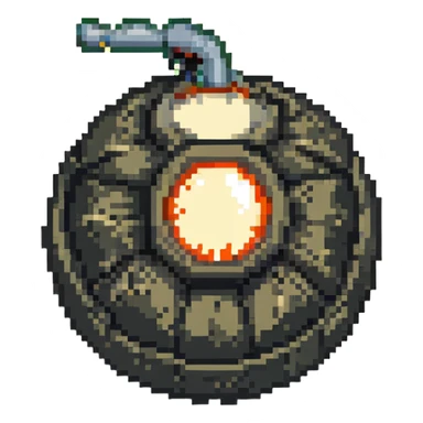 black bomb power up without fuse sticker