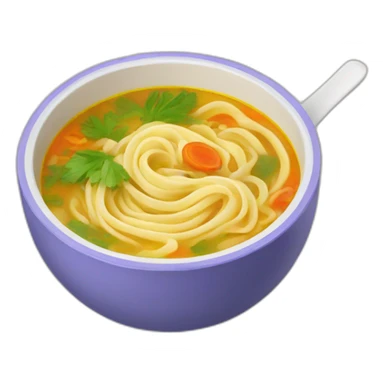 Moldovan chicken noodle soup sticker