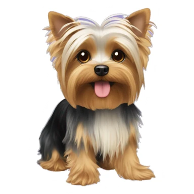 Parti yorkie sticker