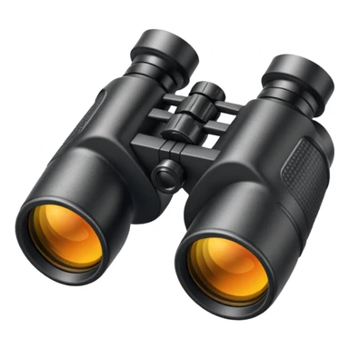 binoculars with large lenses sticker