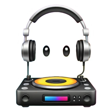 Dj light sticker