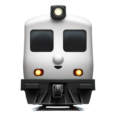 A electric locomotive (With little Kirby eyes on the front of the train) sticker