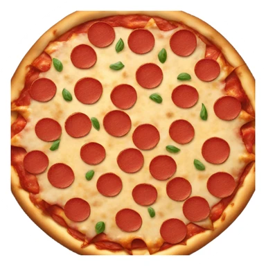 Pizza with pepperoni  sticker