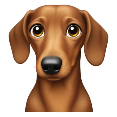 Dachshund in a bland sticker