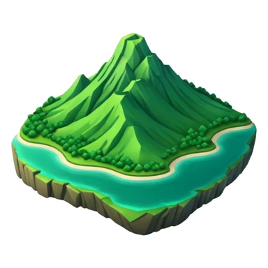 shape of taiwan island sticker