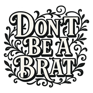 Enhance the text to make it pop for Discord by adding a bold white outline, a subtle dark drop shadow, and increasing contrast for readability at small sizes and on dark backgrounds. Keep the transparent background. sticker