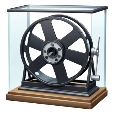 Film reel in cold Frame sticker