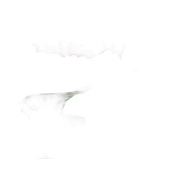 bob ross painting with a background of a hammer and sickle red flag sticker