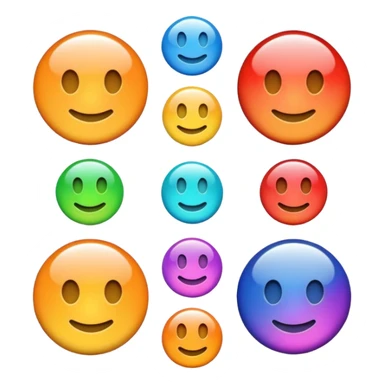 a colourful button not 3d or shading only 1 button no smiley face only 1 button  sticker