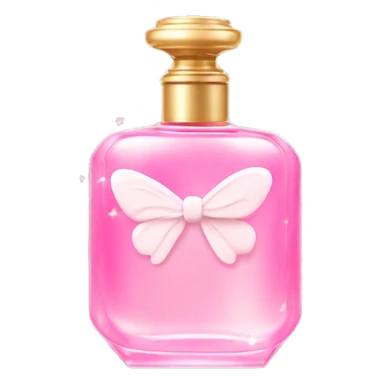 Fairy light pink perfume with bow sticker