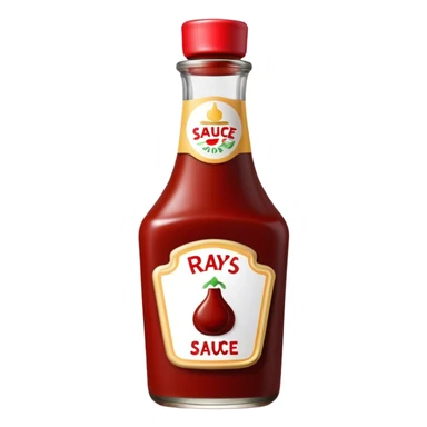 Sweet Baby Ray’s sauce brand bottle  sticker