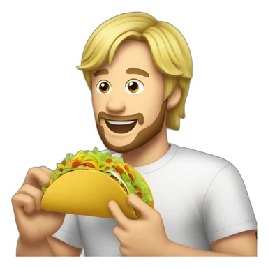 pewdiepie eating taco sticker