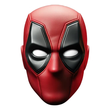 3D deadpool head sticker