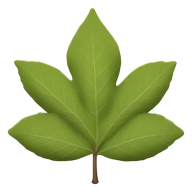 Buckeye tree leaf sticker