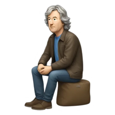James May waiting sticker