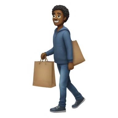 Someone going to Walmart  sticker