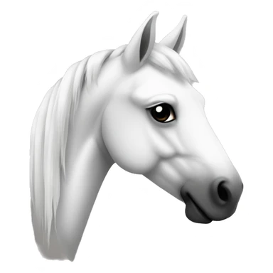 Pferd weiß mit schwarzen Punkten  sticker