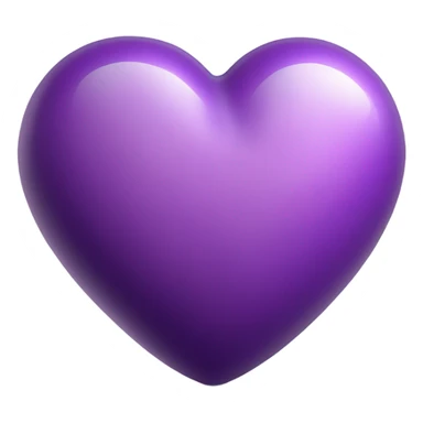 Most beautiful purple ish heart  sticker