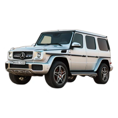 man-driving-mercedes-benz-G-Class-dubai sticker