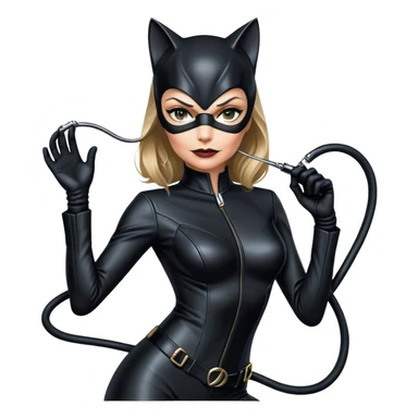 Michelle Pfeiffer version of Catwoman from Batman Returns sticker
