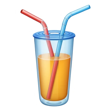 plastic straw sticker