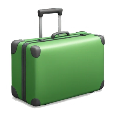 Luggage green sticker