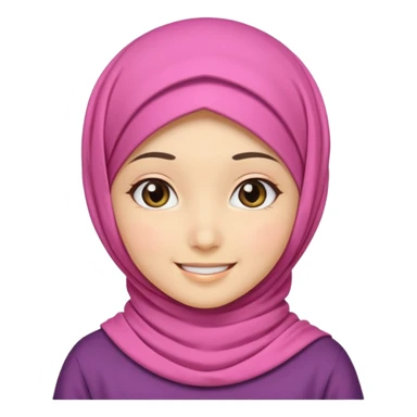 Muslim girl kawaii sticker