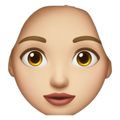 Une fille qui fait un bisou sticker