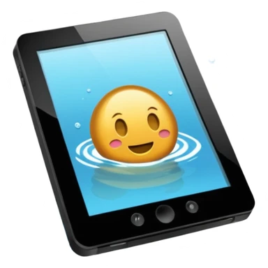 E reader caduto in acqua  sticker