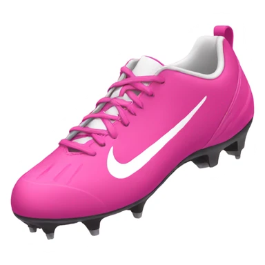 Pink cleats sticker