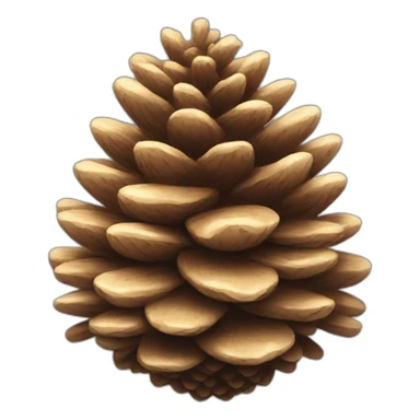 pine cone sticker