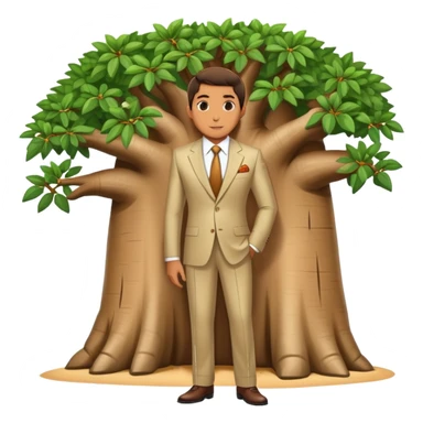 Baobab tree rich millionare sticker