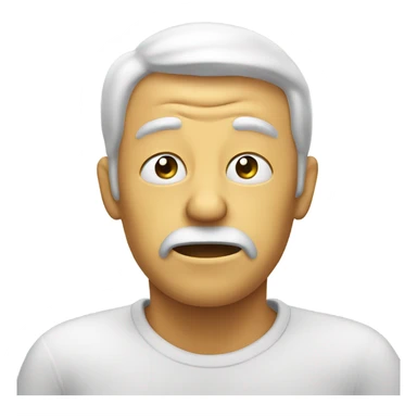 Seed oil coughing man sticker