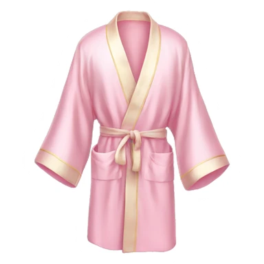 Light pink silk robe sticker