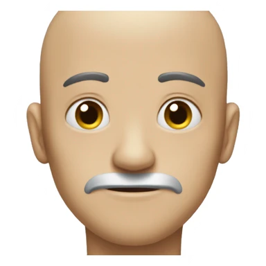 A regular emoji giving the most judgmental side eye￼ sticker