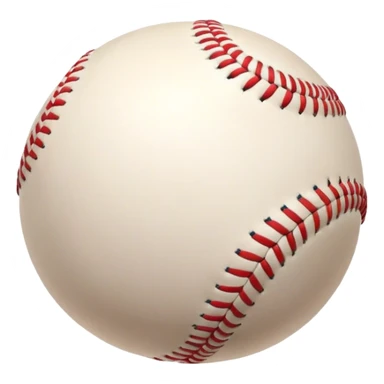 Cinematic Realistic Baseball Scene Emoji, depicted as an action-packed moment of a baseball in play with dynamic motion blur and crisp detailed textures, rendered with vibrant nostalgic lighting that captures the spirit of America's favorite pastime. sticker
